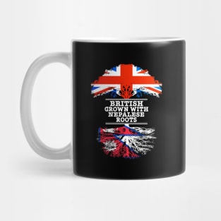 British Grown With Nepalese Roots - Gift for Nepalese With Roots From Nepal Mug